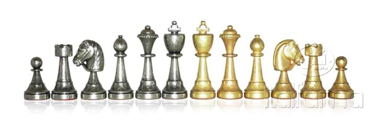 Staunton Metal Chessmen - Classic - Game On