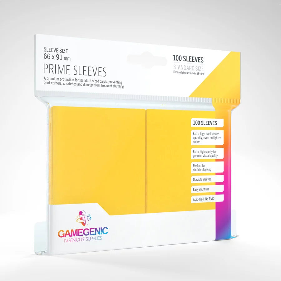 Yellow PRIME Sleeves - Game On