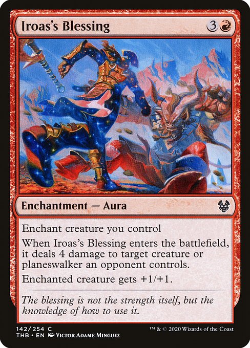 Iroas's Blessing (142) (Foil) - Theros Beyond Death - Game On