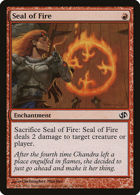 Seal of Fire (50) - Duel Decks: Jace vs. Chandra - Game On