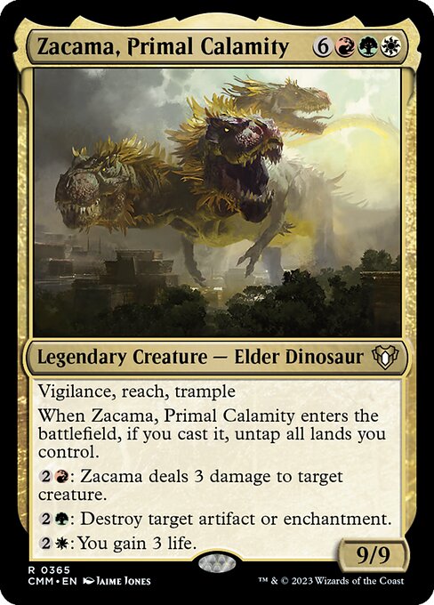 Zacama, Primal Calamity (365) - Commander Masters - Game On