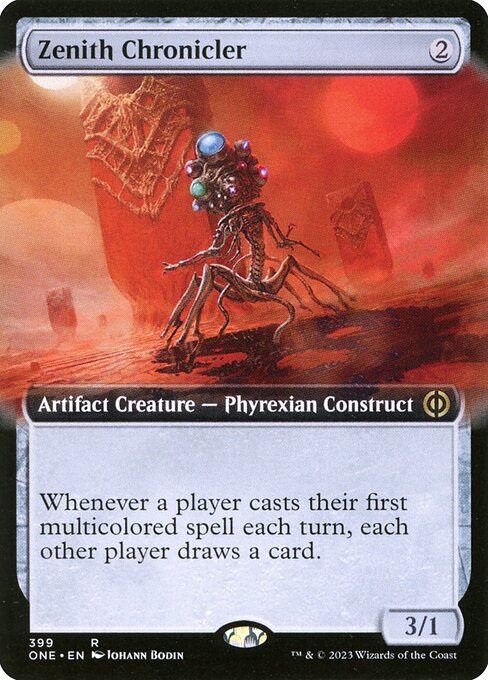 Zenith Chronicler (399) - EXTENDED ART (Foil) - Phyrexia: All Will Be One - Game On
