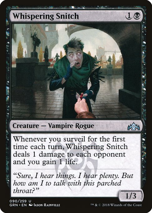 Whispering Snitch (90) - Guilds of Ravnica - Game On