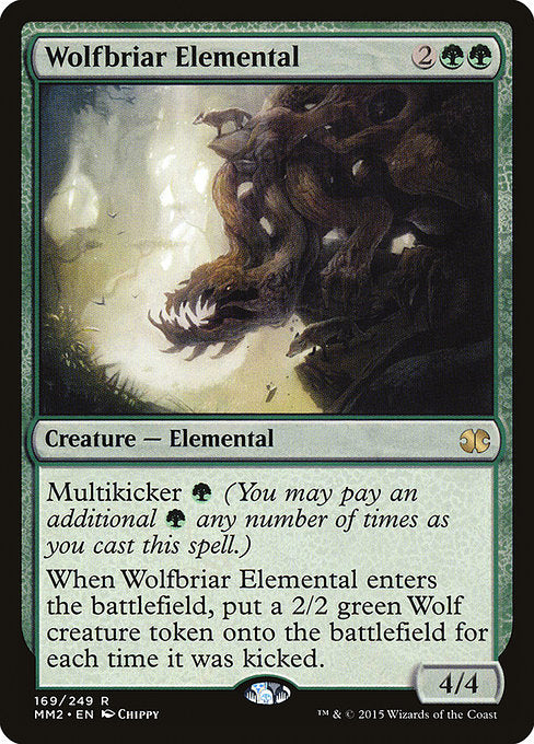 Wolfbriar Elemental (169) (Foil) - Modern Masters 2015 - Game On